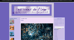 Desktop Screenshot of lesvoiesdelame.com