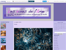 Tablet Screenshot of lesvoiesdelame.com